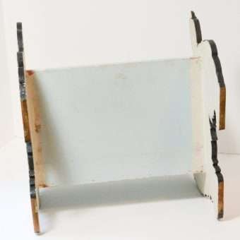 Vintage Wood Terrier Dog Child's Step Stool Bottom