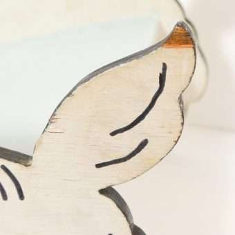 Vintage Wood Terrier Dog Child's Step Stool 6