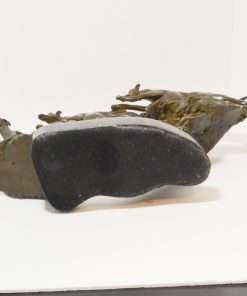 Bronze Greyhounds In Flight Figural Bottom