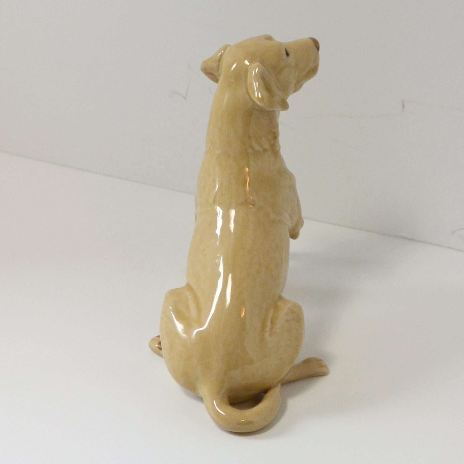Vintage British Porcelain Yellow Labrador Retriever Figurine #4 - A Dogs Tale Collectibles