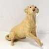 Vintage British Porcelain Yellow Labrador Retriever Figurine