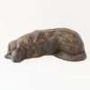 Antique Cast Iron Resting Newfoundland Dog Still Bank