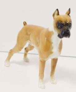 Porcelain Boxer Dog Figurine Hutschenreuther-Germany