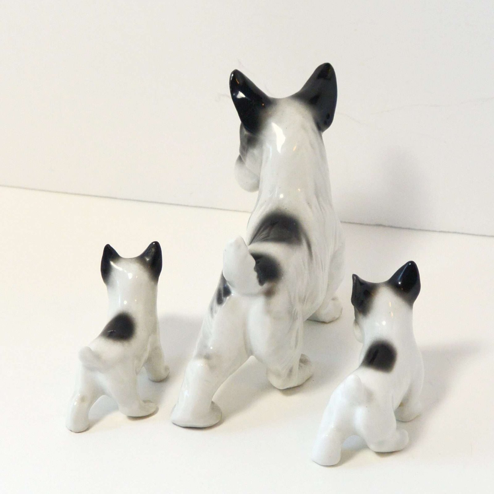 Vintage Family of Three Terrier Dogs ERPHILA Germany #4 - A Dogs Tale Collectibles