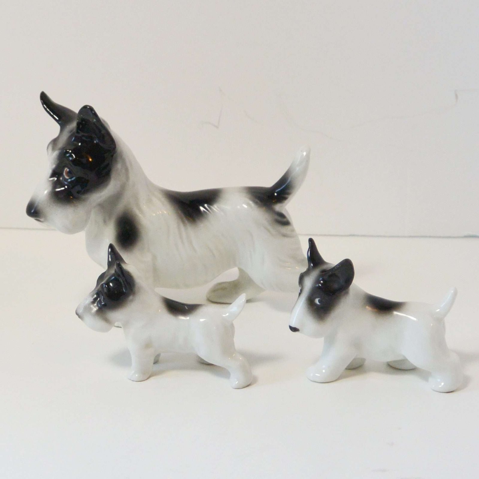 Vintage Family of Three Terrier Dogs ERPHILA Germany #1 - A Dogs Tale Collectibles