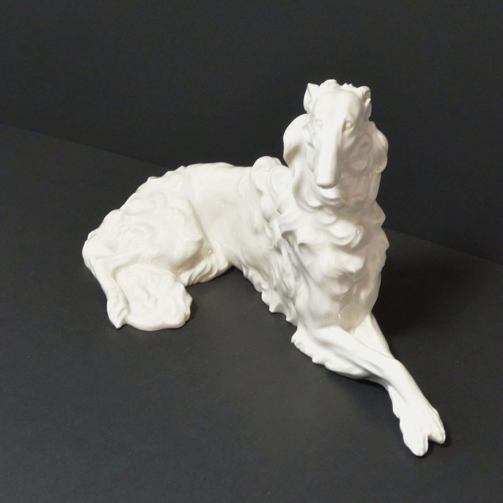 Vintage Wein Augarten Borzoi Dog Figurine c.1930's CRM-2922