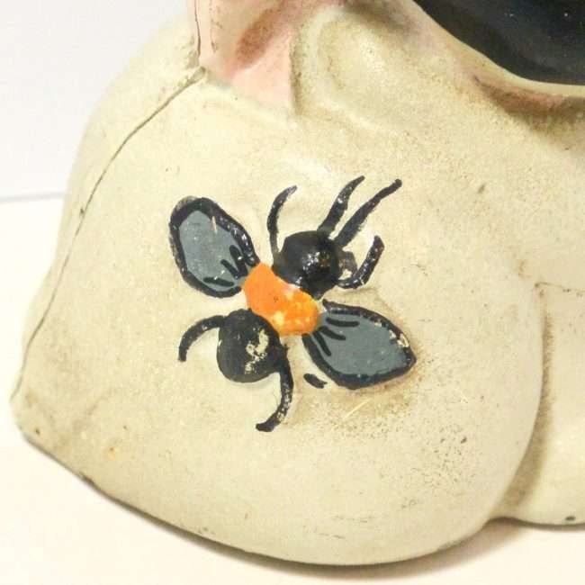 Hubley "Puppo" Still Bank with Bee Close