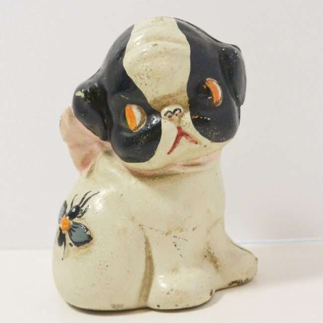 Hubley "Puppo" Still Bank with Bee 3