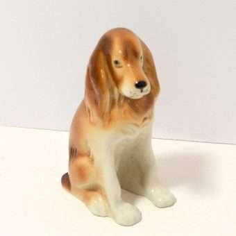 Royal Dux Porcelain Spaniel Dog Figurine 4
