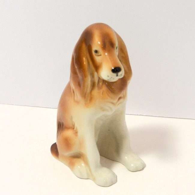 Royal Dux Porcelain Spaniel Dog Figurine 4