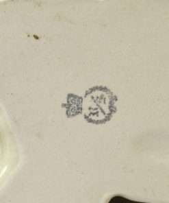 Porcelain Reclining Borzoi Dog Figurine Makers Mark