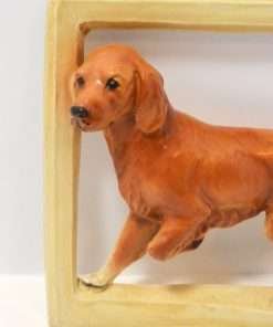 Mortens Studio Golden Retriever Dog Wall Plaque- Close3