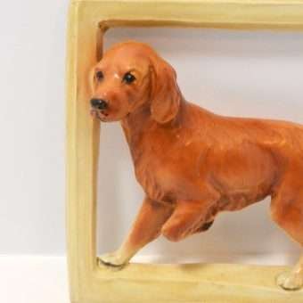 Mortens Studio Golden Retriever Dog Wall Plaque- Close3