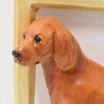 Mortens Studio Golden Retriever Dog Wall Plaque- Close