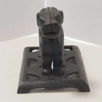 Bradley & Hubbard Cast Iron Dog Figure Nutcracker Front