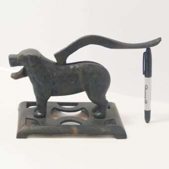 Bradley & Hubbard Cast Iron Dog Figure Nutcracker Size Open