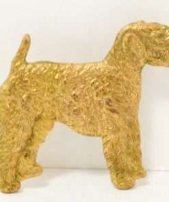 Vintage Soft-Coated Wheaton Terrier Pin