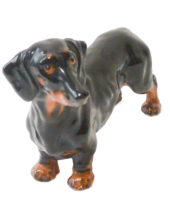 Royal Doulton Black & Tan Dachshund HN1128