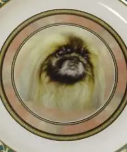 Vintage Wedgewood Pekingese Decorative Plate