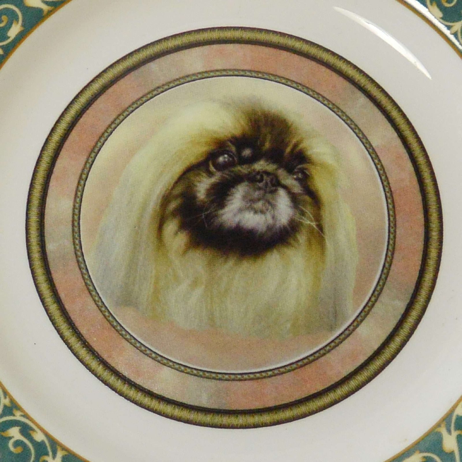 Vintage Wedgewood Pekingese Decorative Plate