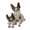 Vintage Porcelain French Bulldog Pair Royal Vienna