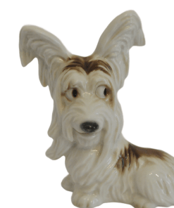 Alternative view of Vintage Hutschenreuther Porcelain Skye Terrier Dog Figurine