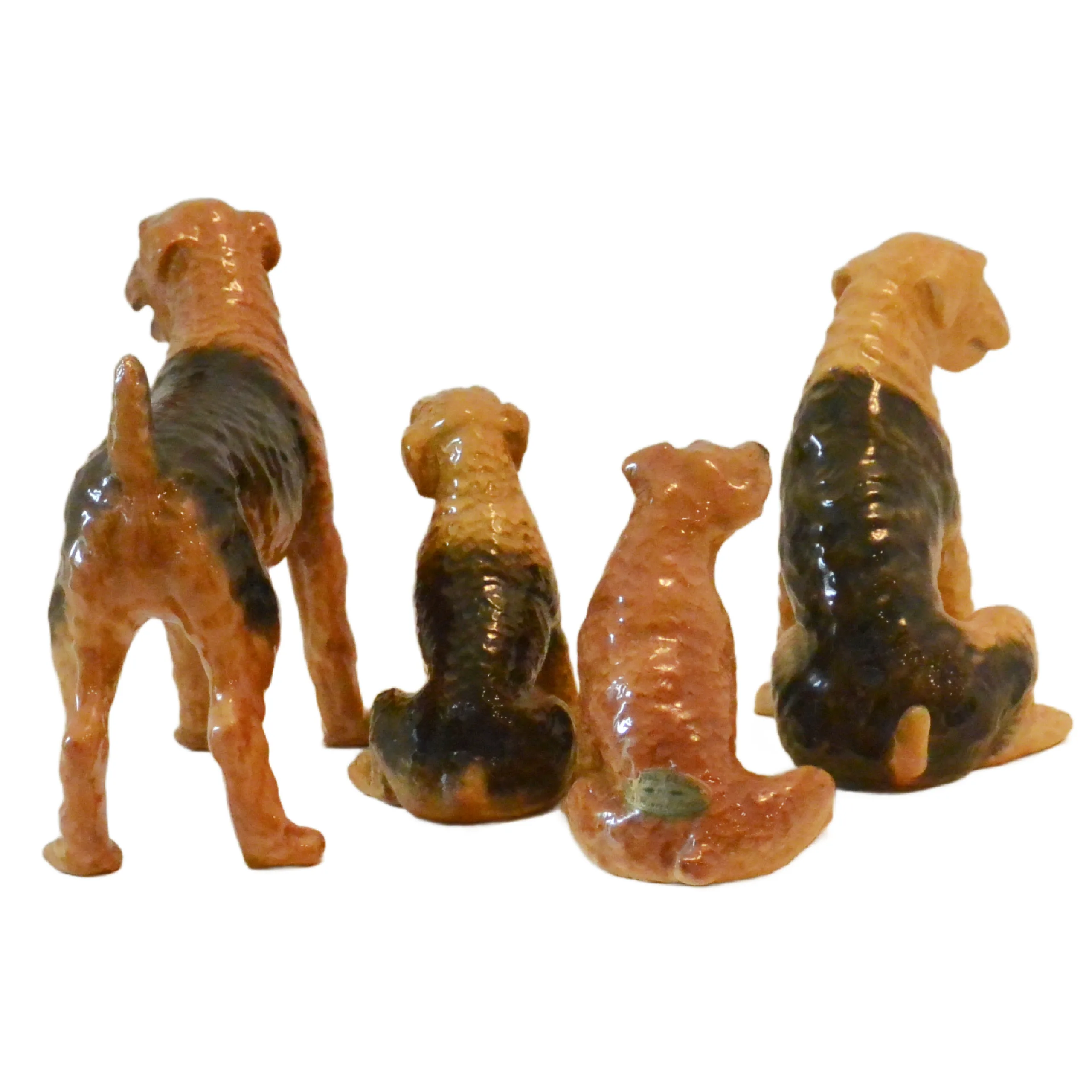 Mortens Studio Airedale Dog Family of Four - Image 4