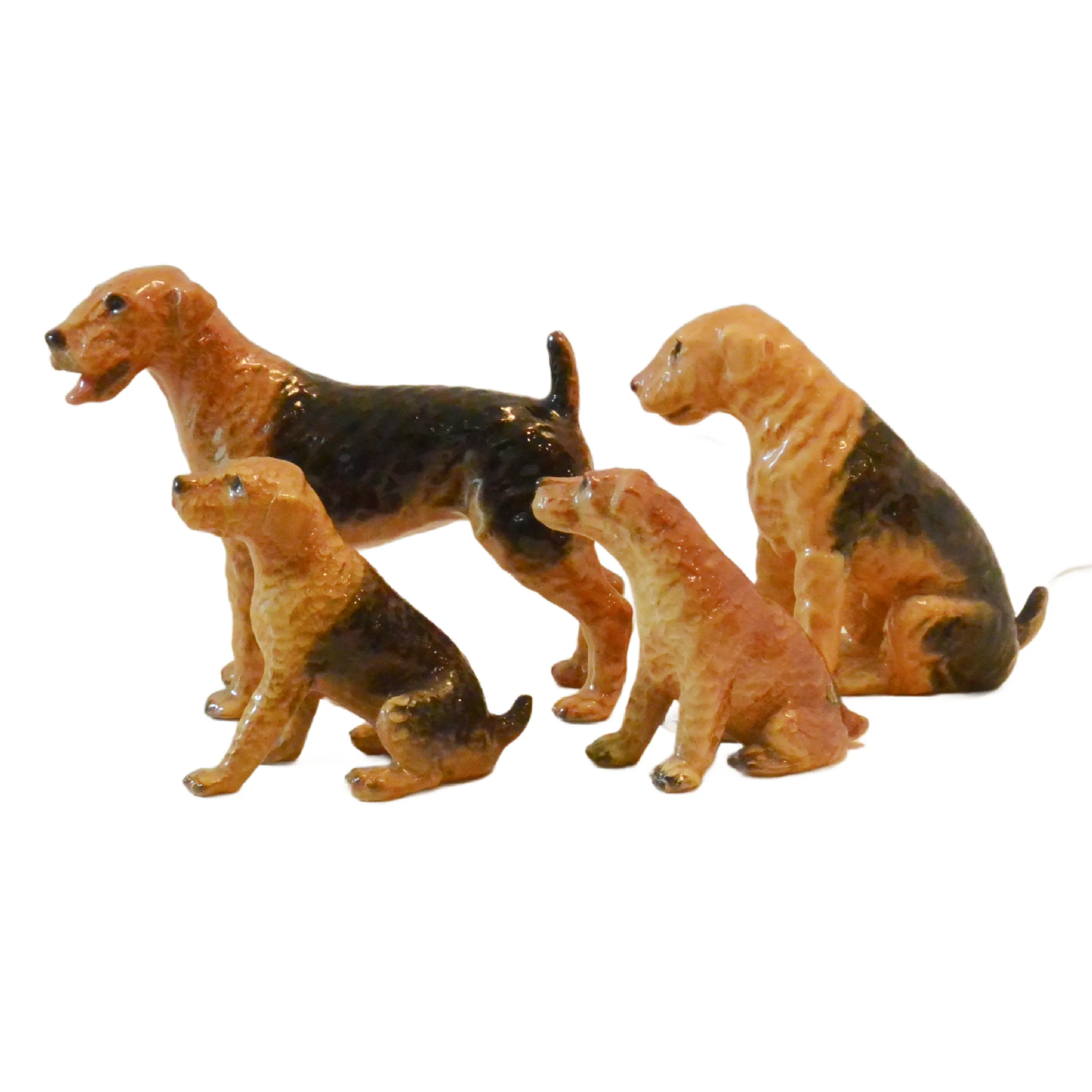 Mortens Studio Airedale Dog Family of Four - Image 5