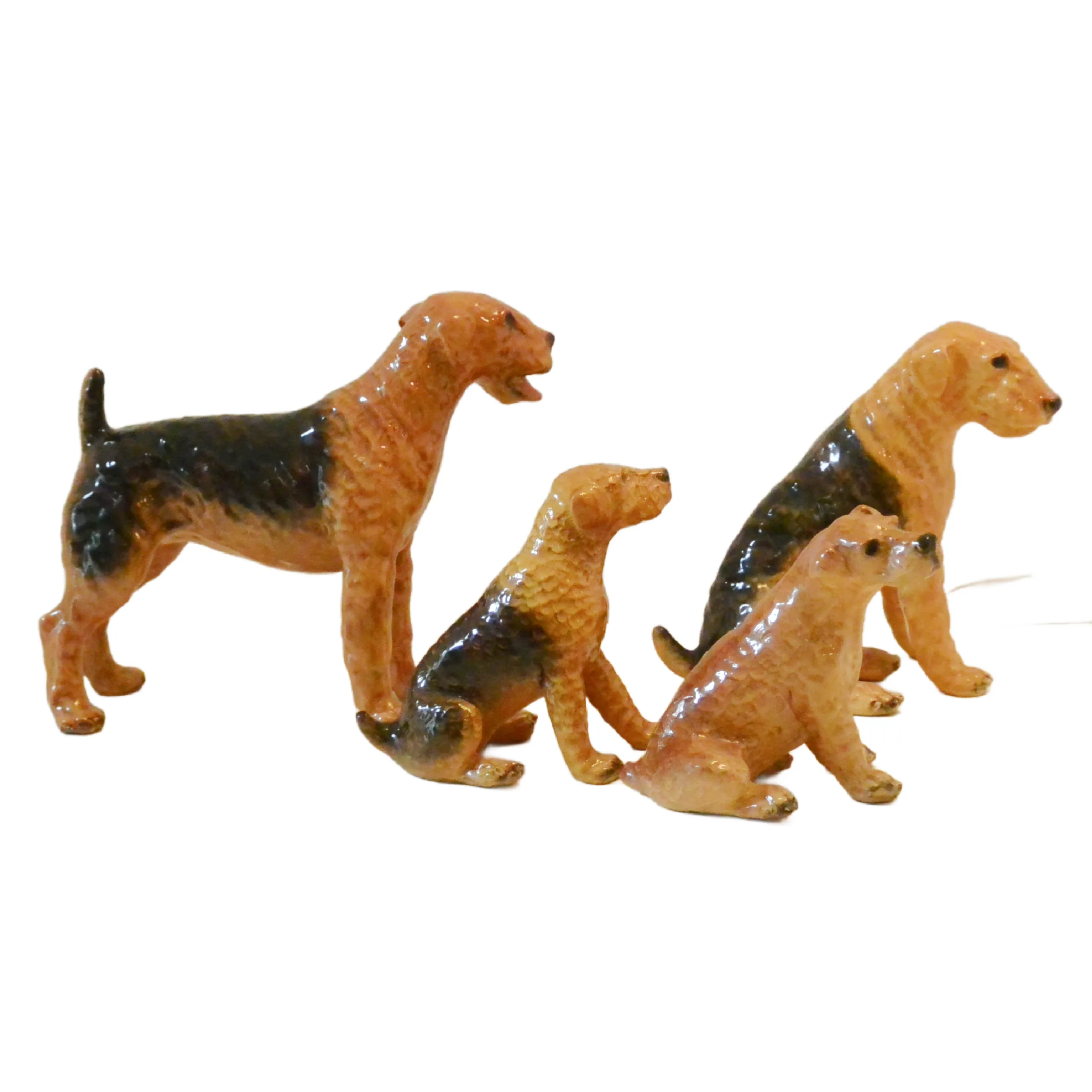 Mortens Studio Airedale Dog Family of Four - Image 3