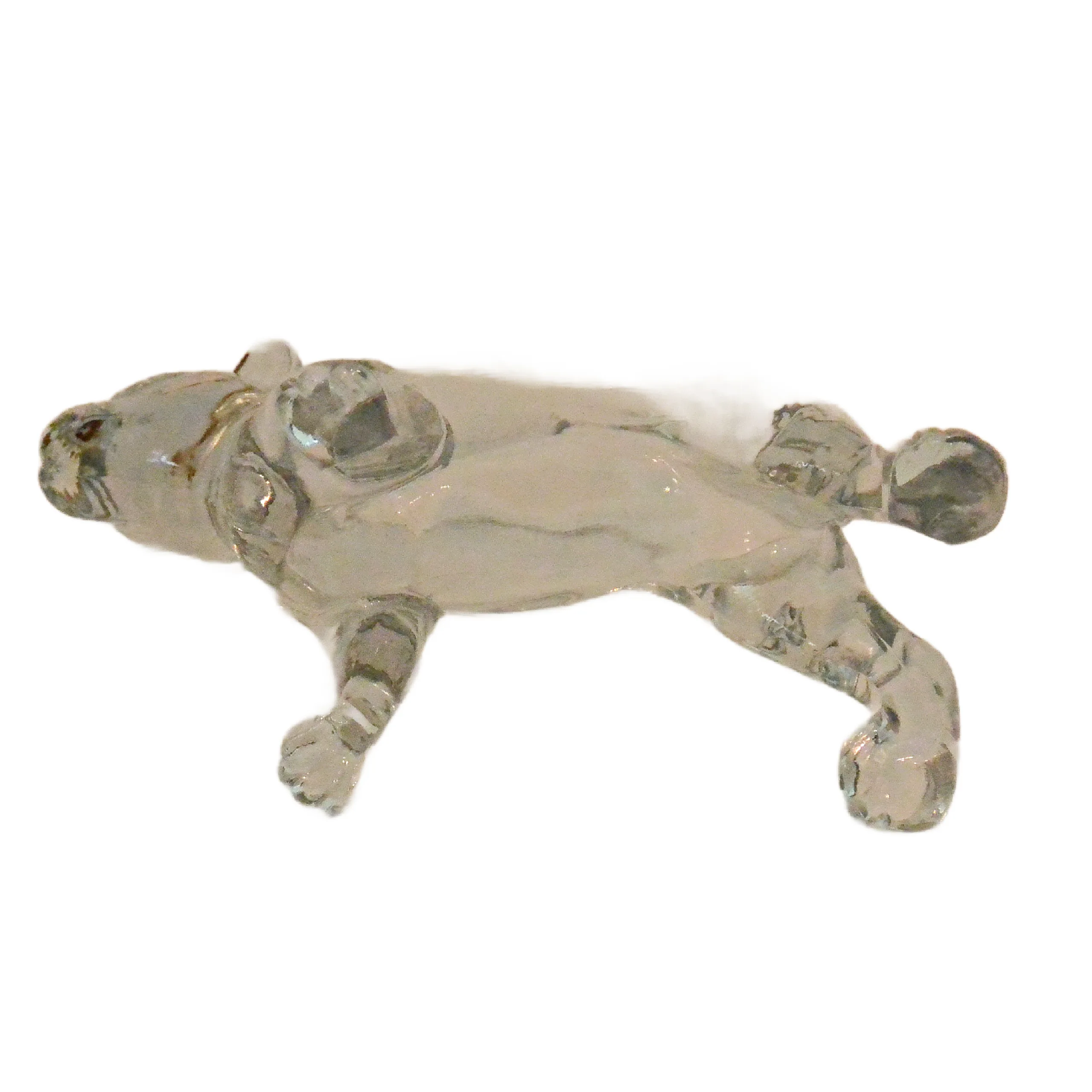 Figural Boston Terrier Glass Covered Candy Dish c. 1929 - Image 9