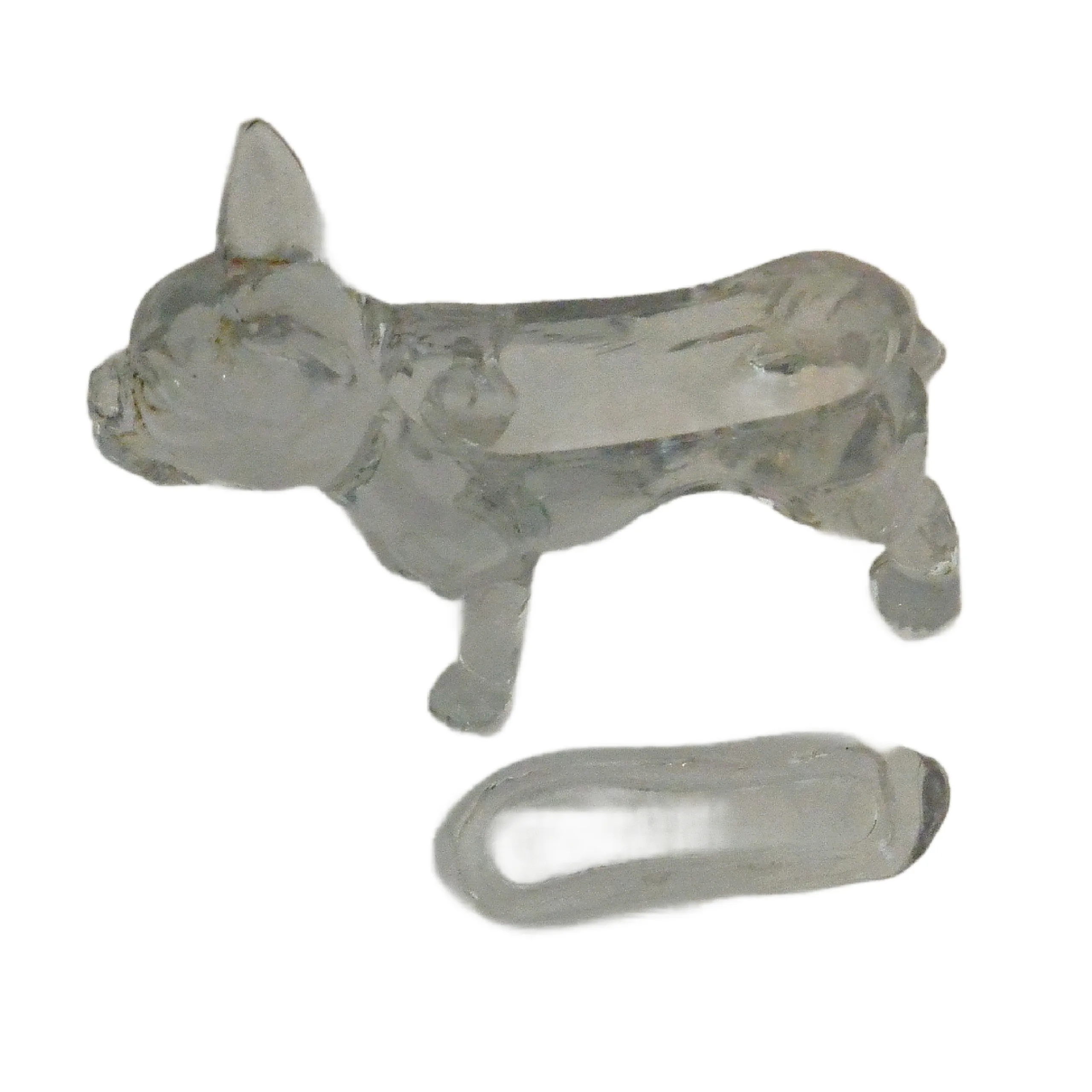 Figural Boston Terrier Glass Covered Candy Dish c. 1929 - Image 7