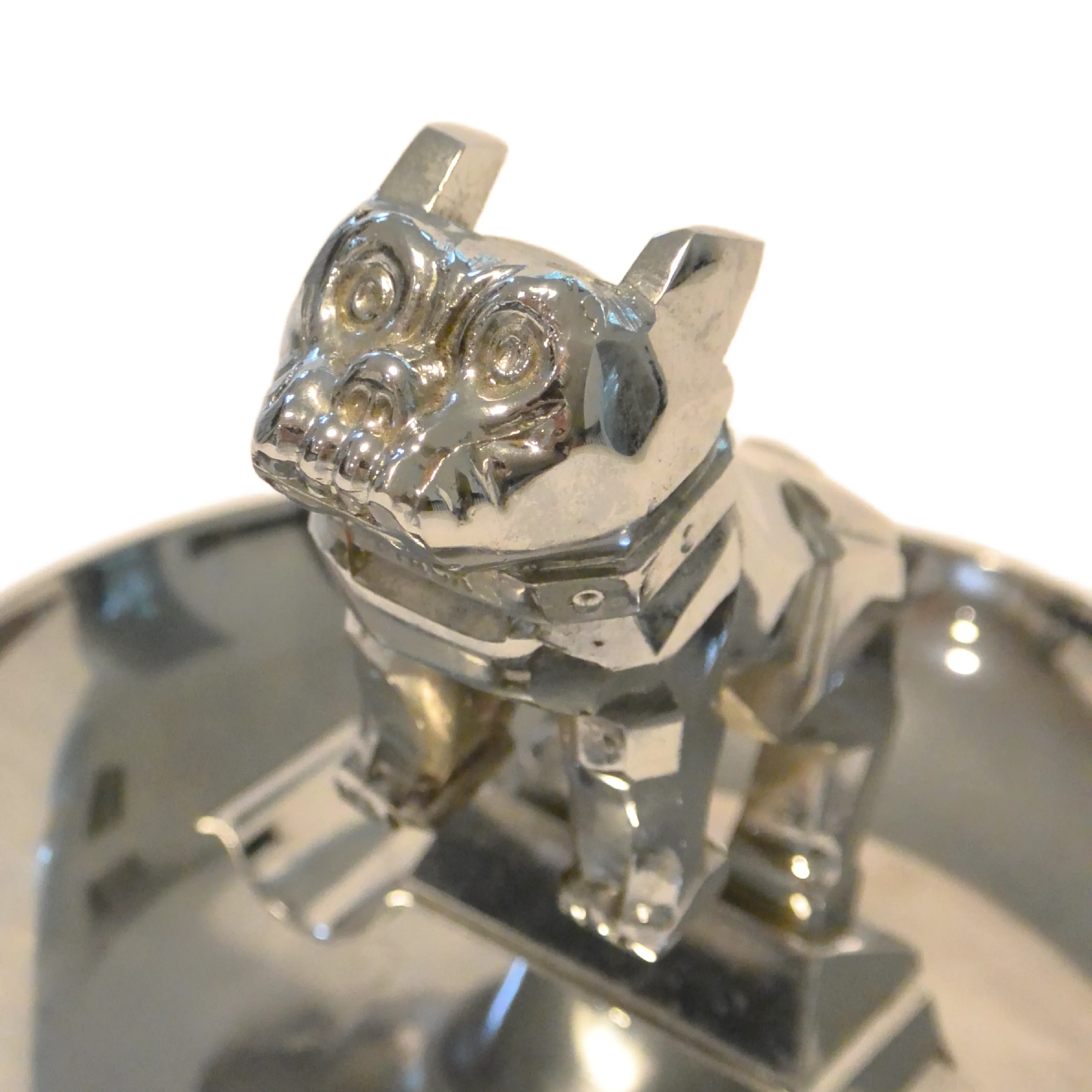 Vintage Mack Truck Bulldog Hood Ornament Cigar Ashtray - Image 7