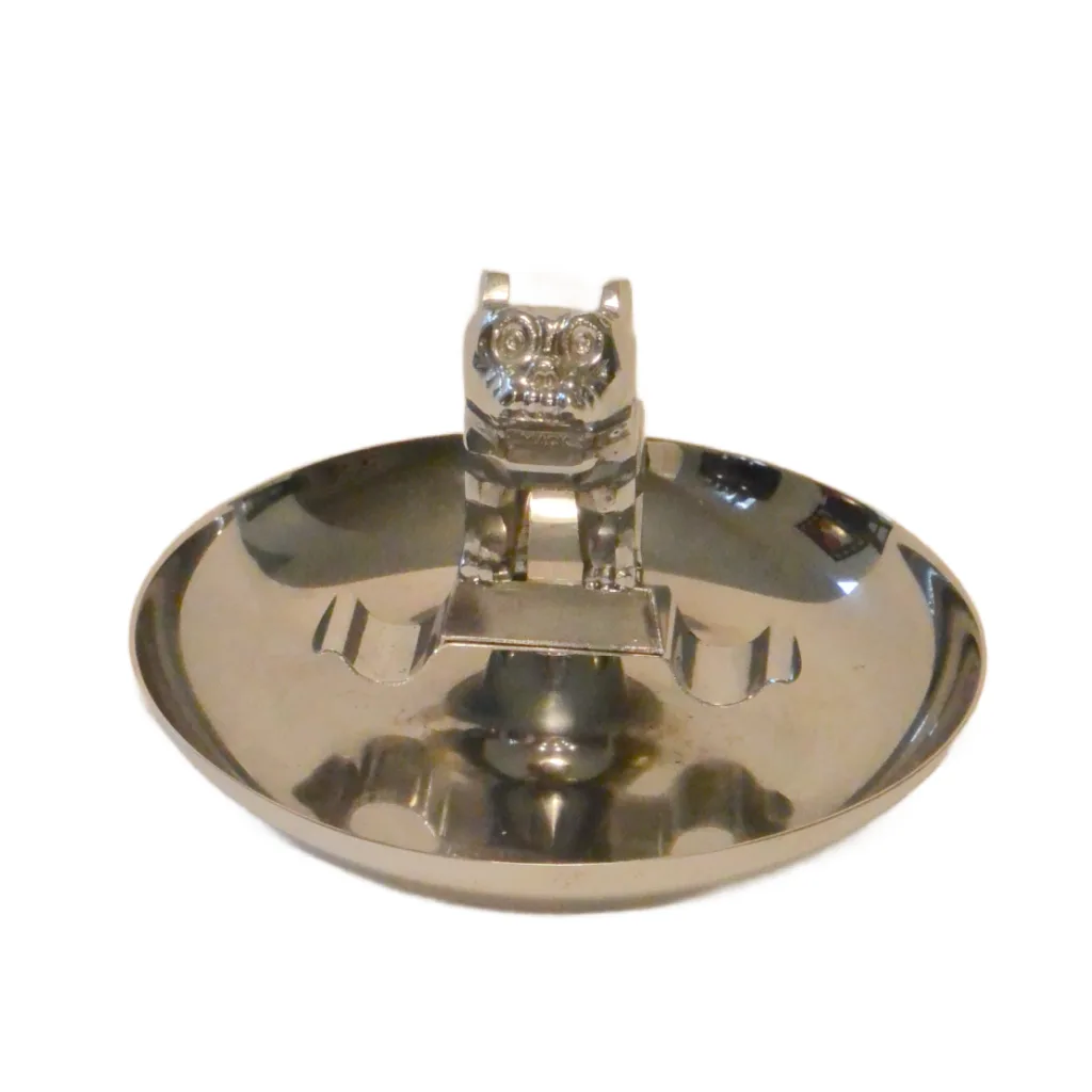 Vintage Mack Truck Bulldog Hood Ornament Cigar Ashtray - Image 4