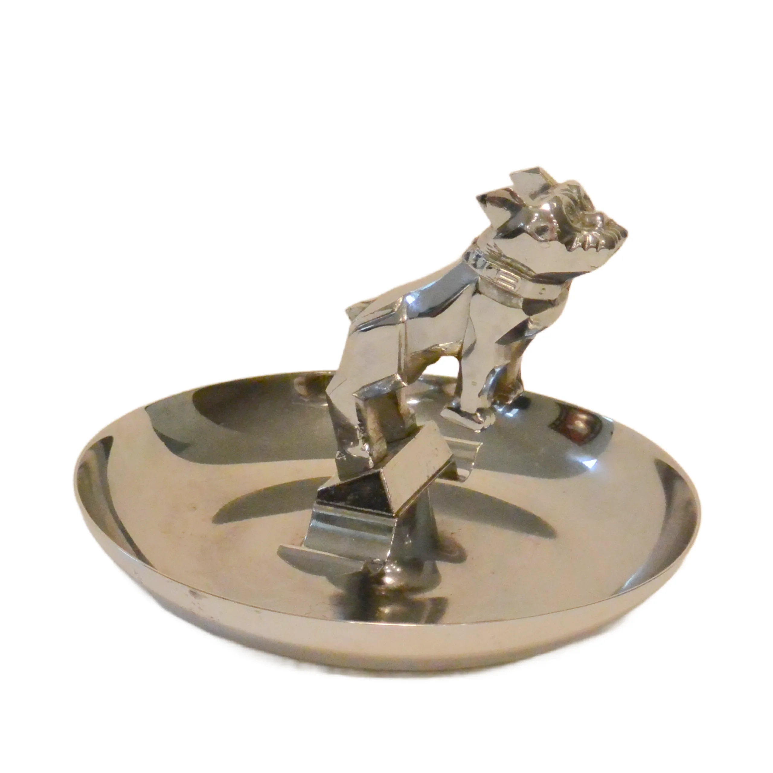 Vintage Mack Truck Bulldog Hood Ornament Cigar Ashtray - Image 3