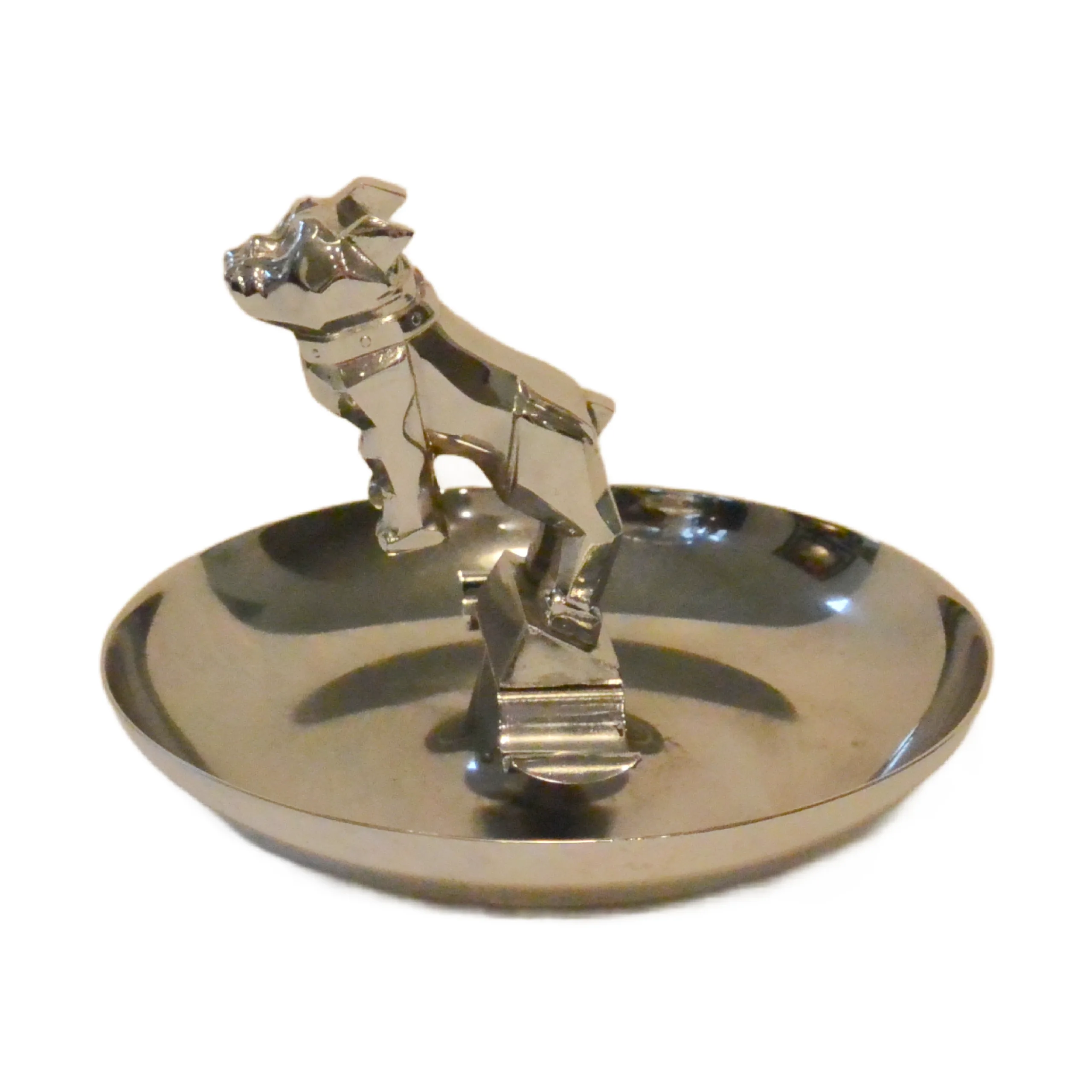 Vintage Mack Truck Bulldog Hood Ornament Cigar Ashtray - Image 5