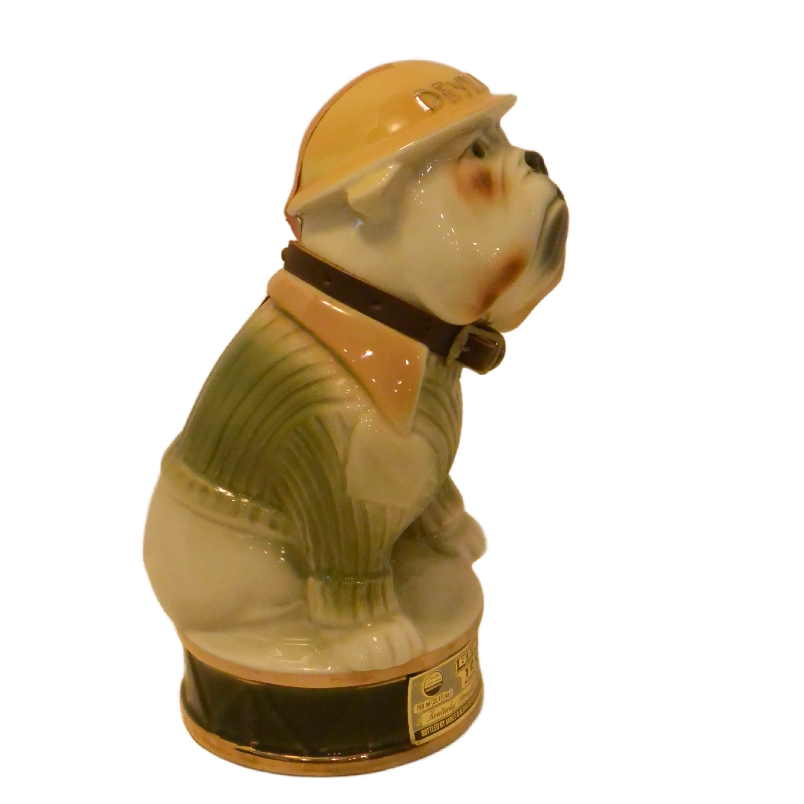 Devil Dogs Jim Beam Bulldog Decanter 1979 - Image 4