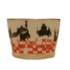 Art Deco Ice Bowl with Black Scotties