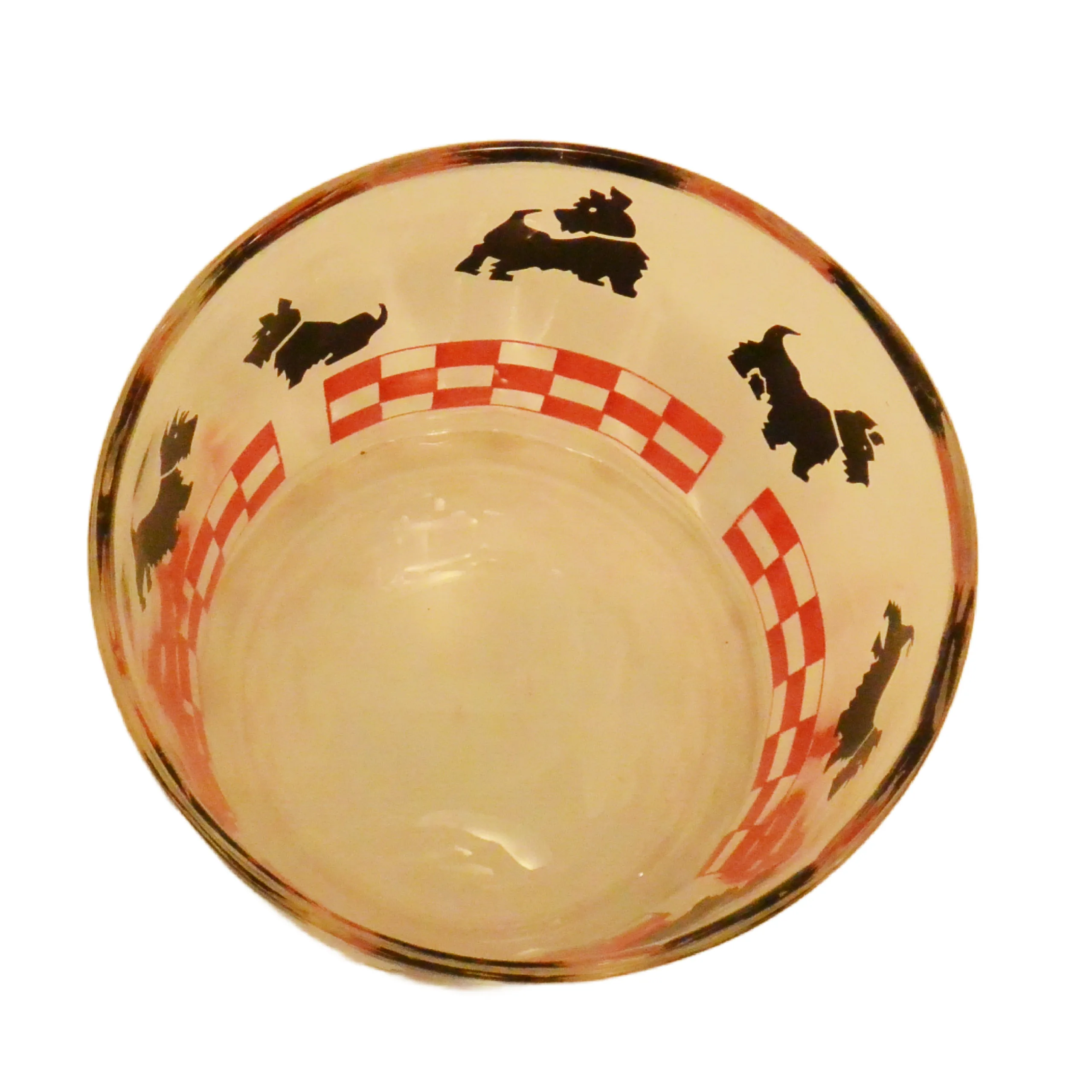 Art Deco Ice Bowl with Black Scotties - Image 5