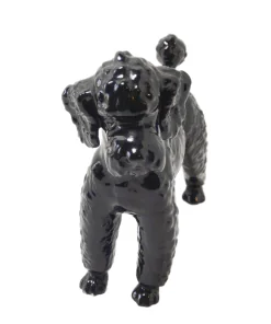 Goebel Standing Black Poodle