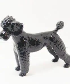 Alternative view of Goebel Standing Black Poodle