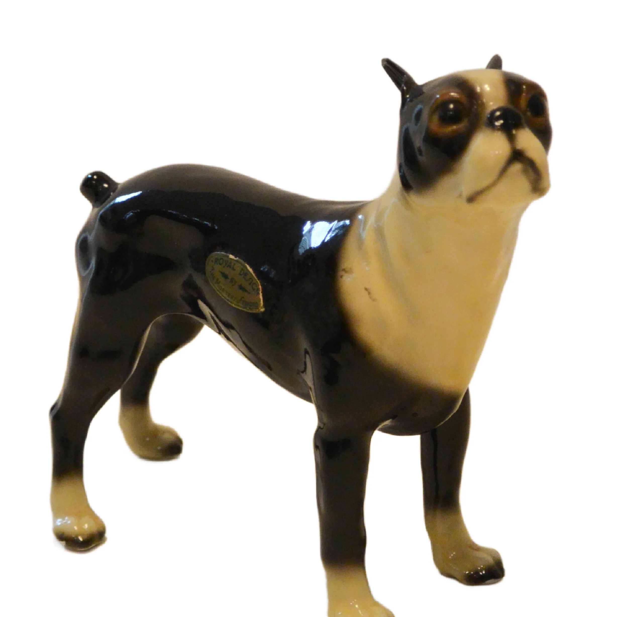 Mortens Studio Standing Boston Terrier Figurine
