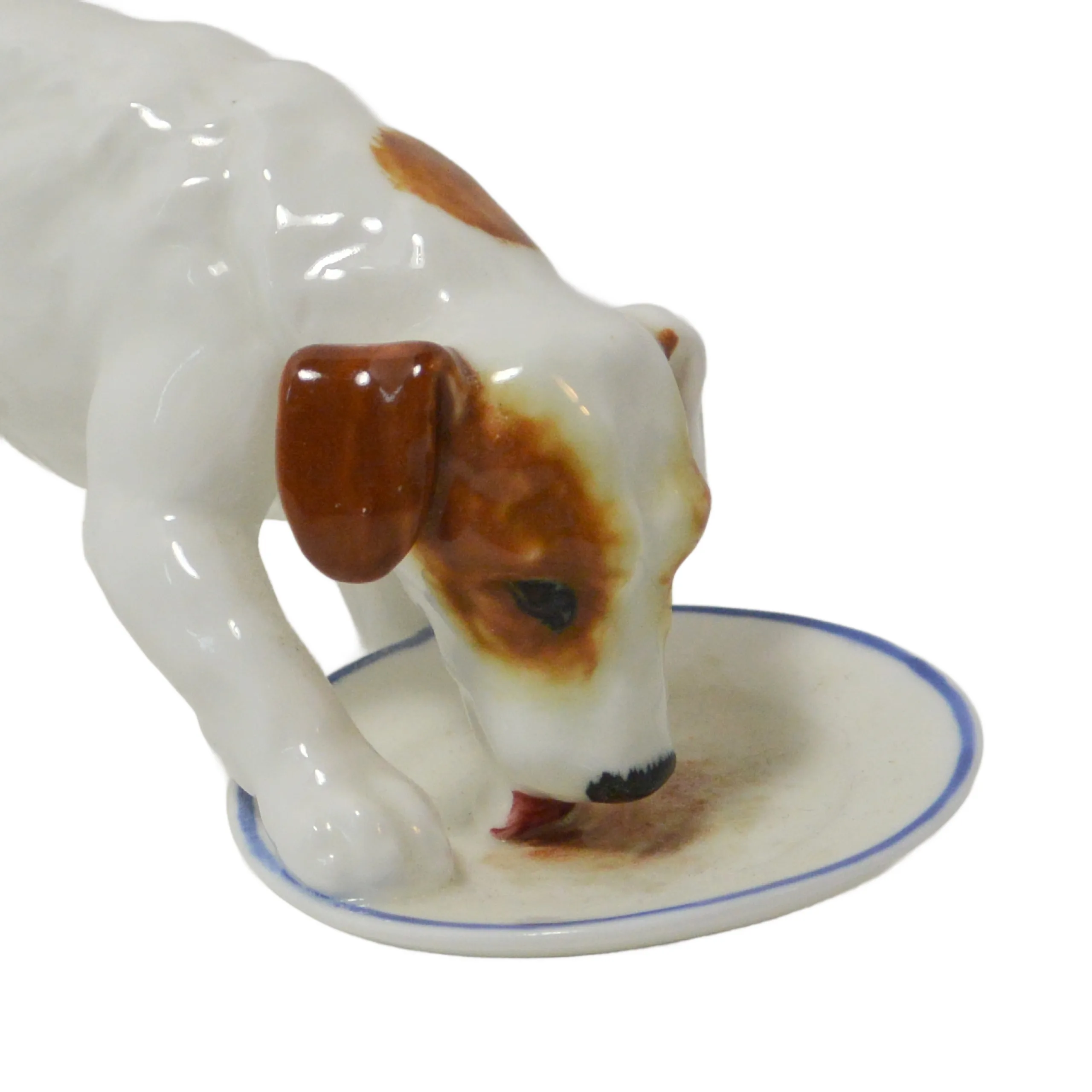 Royal Doulton Jack Russell Dog with Dish #H.N. 1158 - Image 3
