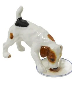 Royal Doulton Jack Russell Dog with Dish #H.N. 1158
