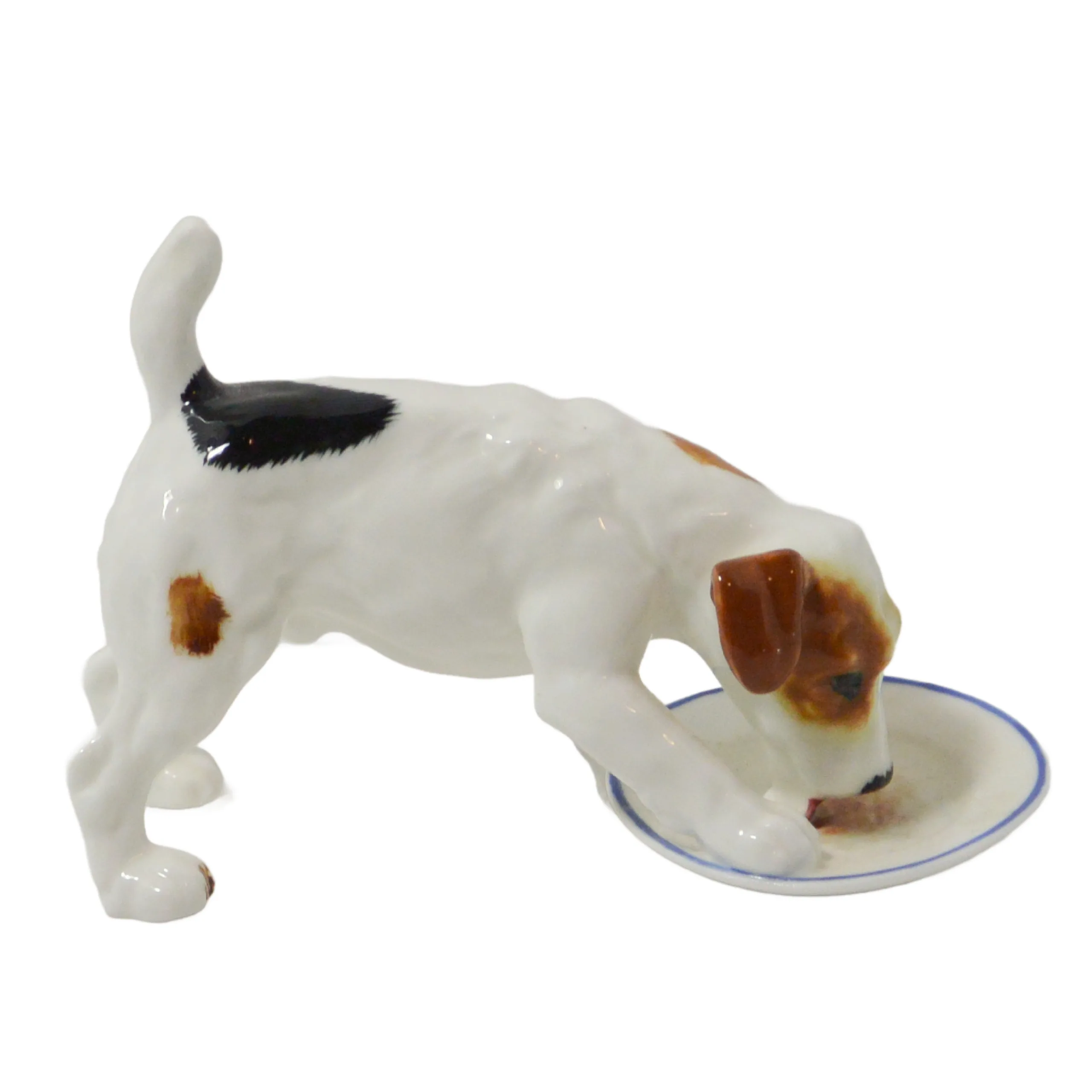 Royal Doulton Jack Russell Dog with Dish #H.N. 1158 - Image 4