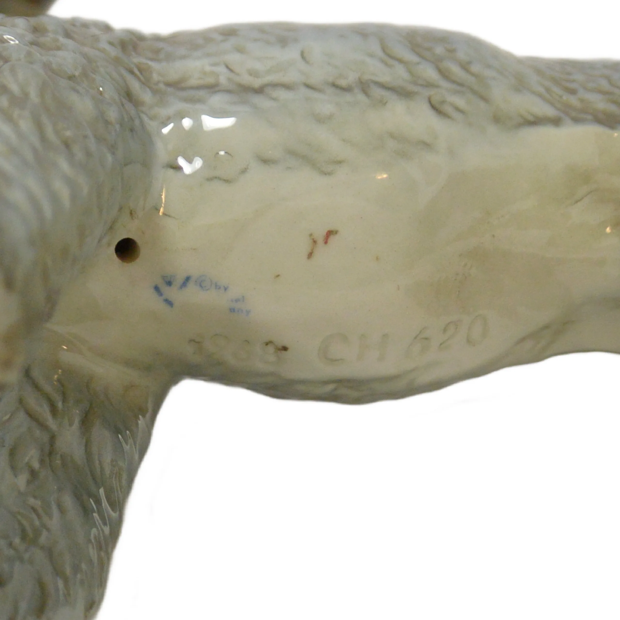 Goebel Standing Grey Poodle - Image 10
