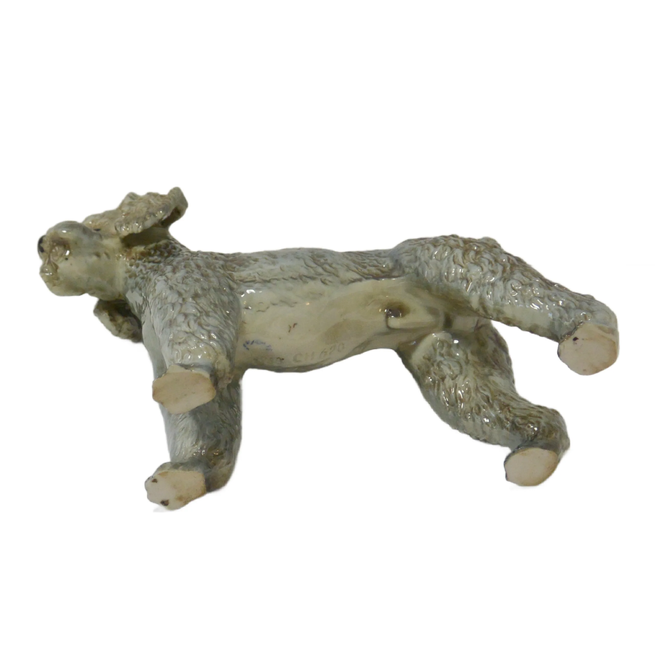 Goebel Standing Grey Poodle - Image 9