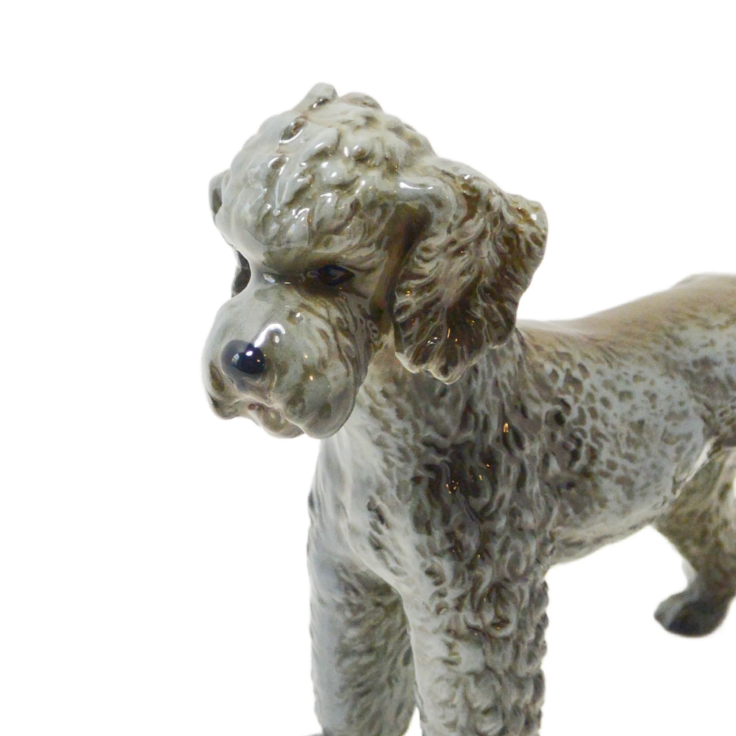 Goebel Standing Grey Poodle - Image 3