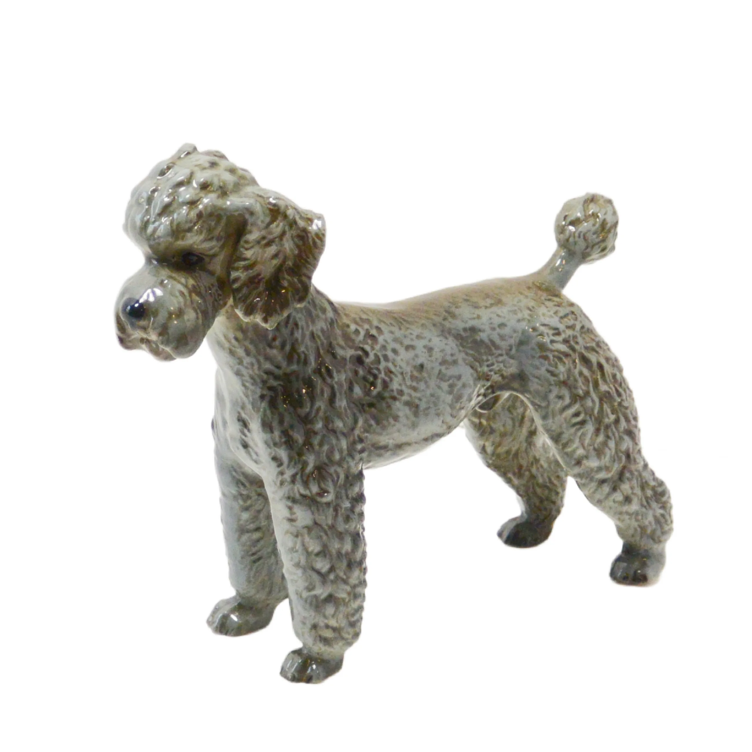 Goebel Standing Grey Poodle - Image 4