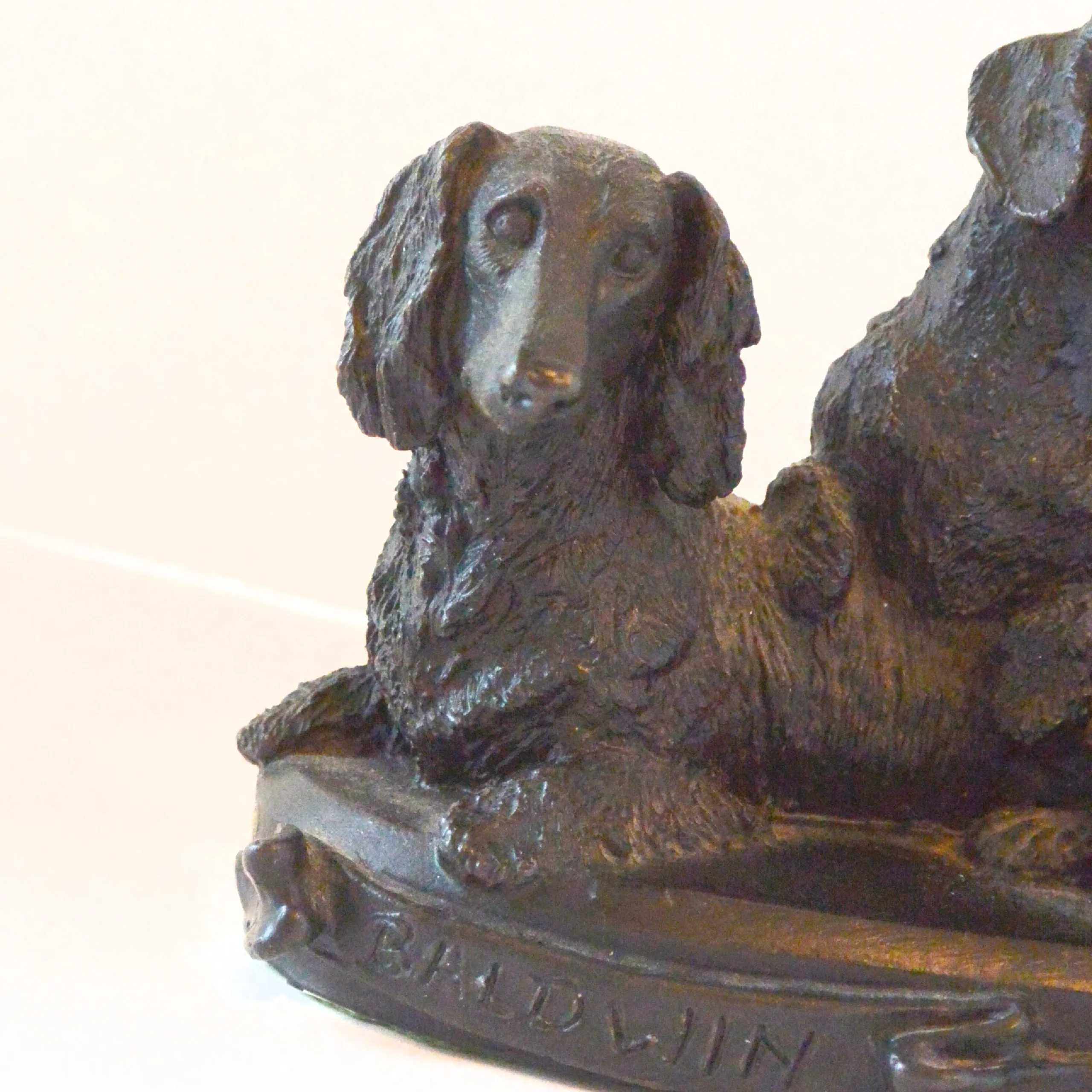Bronze Dachshund Dogs Christine Baldwin Signed - Image 3