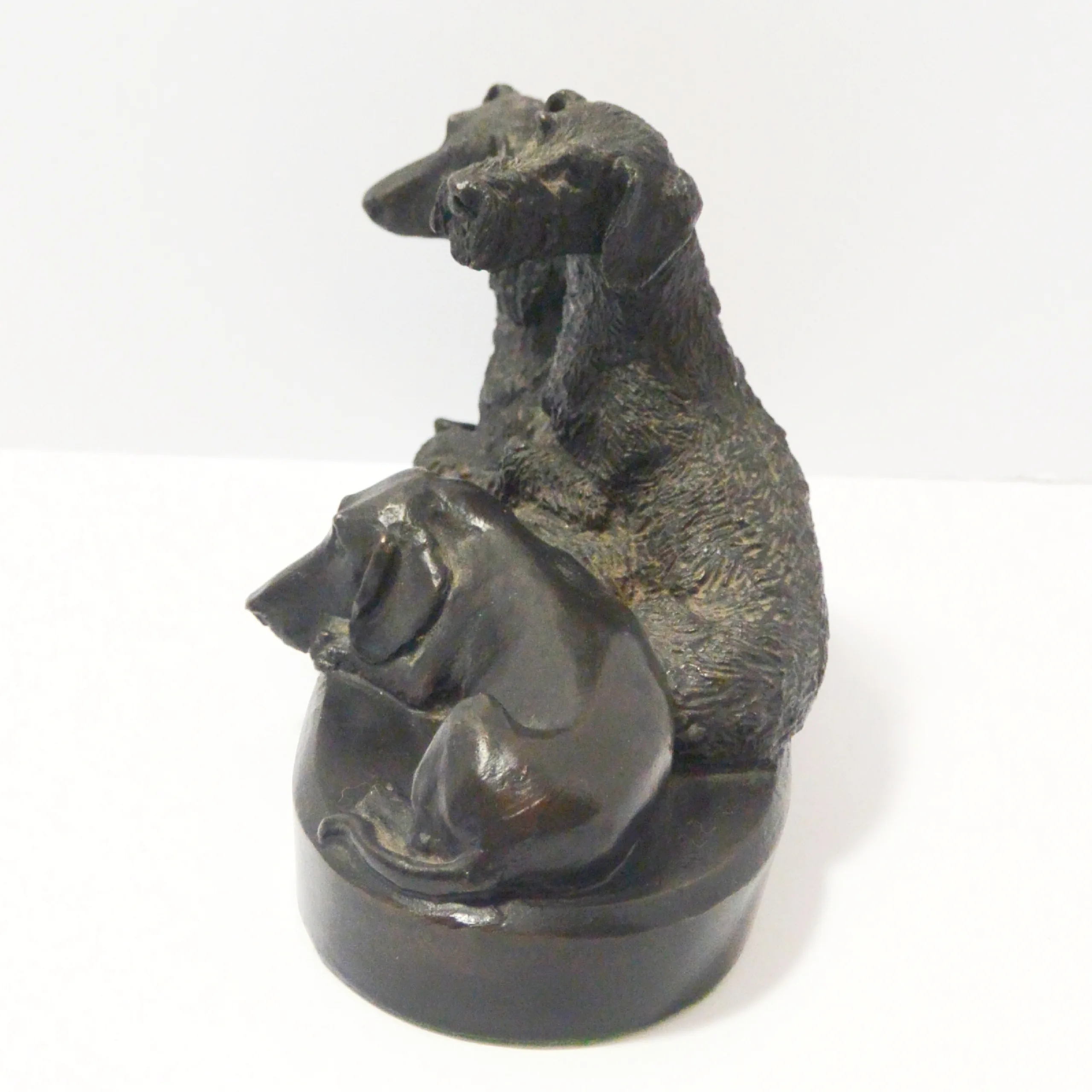 Bronze Dachshund Dogs Christine Baldwin Signed - Image 9